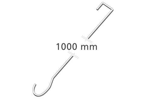 Rasterdeckenhaken, 1000 mm lang