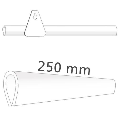 Klemmprofil für Plakate, 250 mm