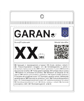 Preisschildhülle für GARAN-Label