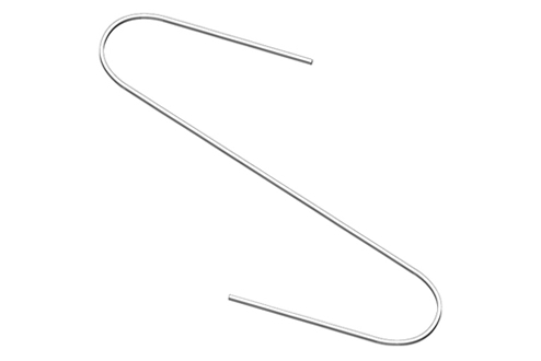 S-Haken, Draht, 68 mm lang