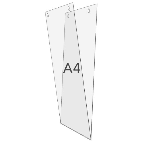 U-Hülle DIN A4 zum Aufhängen, Hochformat