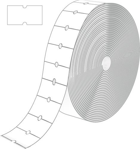 Etiketten für Motex MX-5500 NEW, weiß