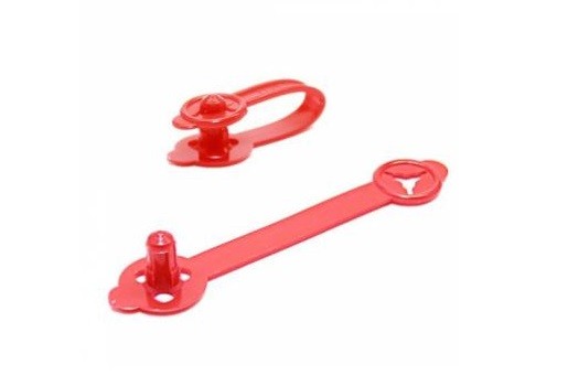 Schilder-Clip, 48mm, rot